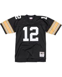 Mitchell & Ness - Nfl Legacy Jersey Steelers 1976 Terry Bradshaw Lgjycp18119 Pstblck76Tbd" - Lyst