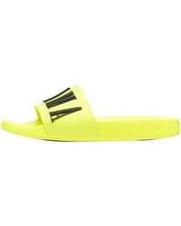 Amiri - Pool Slides "Debossed Volt" Pf22Mff001 800" - Lyst