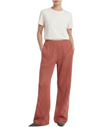 Brunello Cucinelli - Relaxed Knit Trousers "Rust" Brun1638" - Lyst