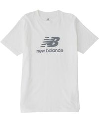 New Balance - Sport Essentials Logo T-Shirt Mt41502Wt" - Lyst