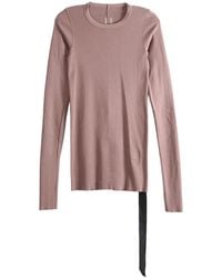 Rick Owens - Basic Long Sleeve T-Shirt "Grape" Ds02F6217 Rn 86" - Lyst