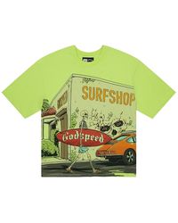 GODSPEED NEW YORK - Surf Shop Ss T-Shirt "Lime" Gs003" - Lyst