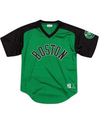 Mitchell & Ness - Nba Final Seconds Mesh V-Neck Shirt "Boston Celtics - Lyst