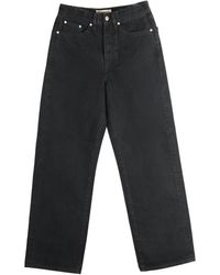 Stussy - Relaxed Denim Jeans 116671 Blac" - Lyst