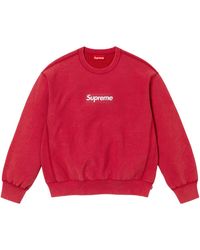Supreme - Washed Box Logo Crewneck "Ss25 - Lyst