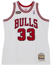 Mitchell & Ness - Home Finals Jersey "Nba Chicago Bulls 1997 Scottie Pippen" Ajy44952 Cbu97Spiwhit" - Lyst