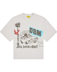 DIET STARTS MONDAY - Sl&D Doodle T-Shirt "Antique" Dsm Sum26 044" - Lyst