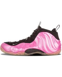 pink and white foamposites