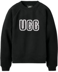 UGG - Logo Crewneck Sweatshirt 1171477 Blk" - Lyst