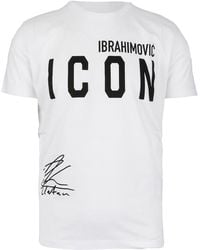 DSquared² - Icon Graphic T-Shirt S79Gc0025-S23009-100" - Lyst