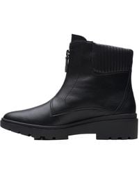 Clarks - Calla Zip Leather" 26167695" - Lyst