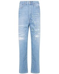 A Bathing Ape - Damaged Denim X Kid Cudi" 83122106" - Lyst