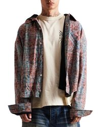 DIET STARTS MONDAY - Eagle Hooded Flannel "Acid Wash" Dsm Hol2501 015" - Lyst
