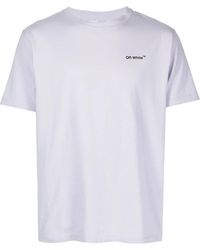 Off-White c/o Virgil Abloh - Caravag Arrow Slim Ss T-Shirt "Dusty Lilac" Omaa027F22Jer0043610" - Lyst