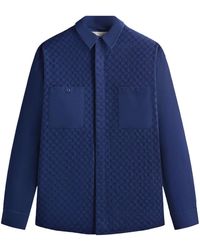 Kith - Lattice Floral Long-Sleeve Apollo Shirt "Cave" Khm032068 5032" - Lyst