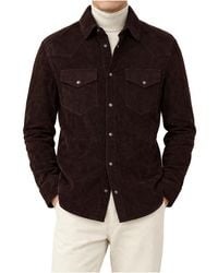 Brunello Cucinelli - Suede Western Jacket "Moors Head" Brun2338" - Lyst