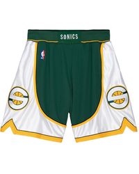 Mitchell & Ness - Nba Authentic Road Shorts Supersonics 07-08 "Supersonics" Ashrgs18133 Ssudkgn07" - Lyst