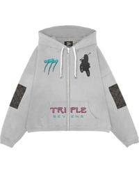 Triple Sevens - Moto Vice Zip Up Hoodie Ts7021" - Lyst