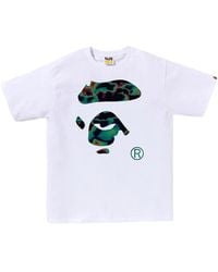 A Bathing Ape - Thermography Ape Face T-Shirt 1J30 110 029" - Lyst