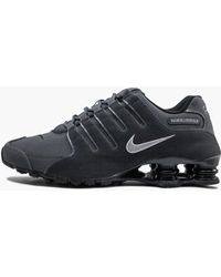 Nike Synthetic Shox Nz Eu in Black/White (Black) for Men - Lyst