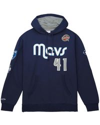 Mitchell & Ness - Hof Fleece Hoodie "Mavericks Dirk Nowitzki" Fphd6861 Dmayydnonavy" - Lyst
