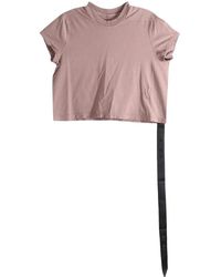 Rick Owens - Cropped Small Level T-Shirt "Grape" Ds02F6207 Rn 86" - Lyst