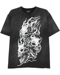 THUG CLUB - Three Riding Skull Dirt T-Shirt Tc26Ts3302" - Lyst