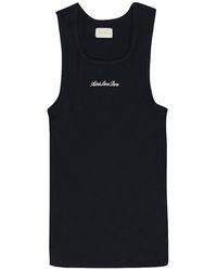 Aimé Leon Dore - Embroidered Logo Tank Top "Jet" Ss24Ct037 Jet" - Lyst