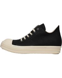 Rick Owens - Low Sneaks "Denim Milk" Du01F4802 Dbk 911" - Lyst
