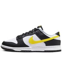 Nike - Dunk Low "black Opti Yellow" Shoes - Lyst