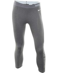 Nike - Pro Capris Leggings "Charcoal" 889575 036" - Lyst
