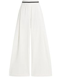 Brunello Cucinelli - Wide Leg Trousers "Off" Brun1730" - Lyst