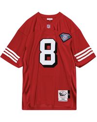 Mitchell & Ness - Nfl Dark Drop Shadow Jersey San Francisco 49Ers 1994 Steve Young "Scarlet" Ajy63383 Sf494Syoscar" - Lyst
