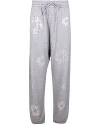 DENIM TEARS - Cashmere Swarovski Cotton Wreath Sweatpants Dt079" - Lyst