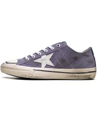 Golden Goose - V-Star Lab "Lilac Leather And Glitter With Star And Glitter Tongue" Gmf00129 F006427 82780" - Lyst
