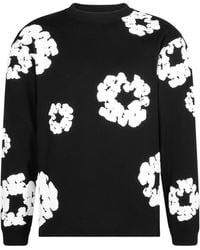 DENIM TEARS - Long Sleeve Cotton Wreath T-Shirt Dt053" - Lyst