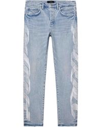 Purple Brand - P005 Embroidered Logo Jeans "Light" P005 Leml226" - Lyst