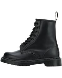 Dr. Martens - 1460 Mono Lace Up Boots — Smooth Leather" 14353001" - Lyst