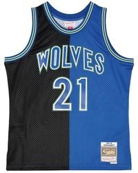 Mitchell & Ness - Split Swingman Jersey "Nba Timberwolves 1995 Kevin Garnett" Smjy4845 Mti95Kgablbk" - Lyst
