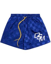 DIET STARTS MONDAY - Checkered Nylon Shorts Dsm Ps26 032" - Lyst