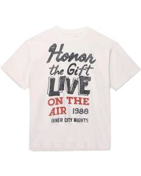 Honor The Gift - Live On Air Ss T-Shirt "Bone" Htg250495 Bone" - Lyst