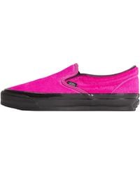 Vans - Lx Classic Slip-On 98 "Pony Hair Fuchsia" Vn000Eezvdh" - Lyst