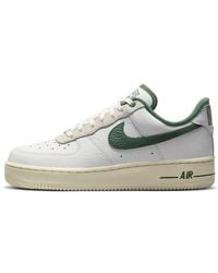 Nike - Air Force 1 Logo-embellished Leather Low-top Trainers - Lyst