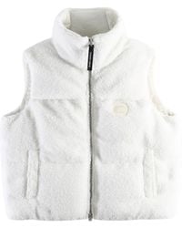 Canada Goose - Fallon Puffer Fleece Vest "Bone" 1754W1 9224" - Lyst