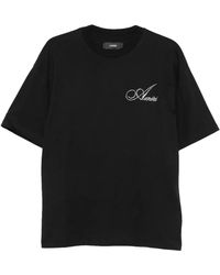 Amiri - Crystal Script Logo T-Shirt Amtojr1201 001" - Lyst
