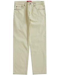 Supreme - Regular Jean Bleached Su26615" - Lyst