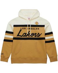 Mitchell & Ness - Los Angeles Lakers Coach Pullover Hoodie Th6293-Laltncr" - Lyst