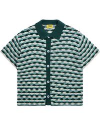 DIET STARTS MONDAY - Beach Wave Crochet Ss Woven Button Shirt Dsm Sum24 003" - Lyst