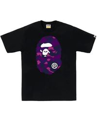 A Bathing Ape - Color Camo Big Ape Head T-Shirt 1G30 110 027" - Lyst