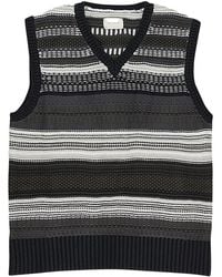 Aimé Leon Dore - Striped Sweater Vest Ald Mtps 0107" - Lyst